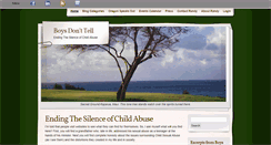 Desktop Screenshot of boysdonttell.com